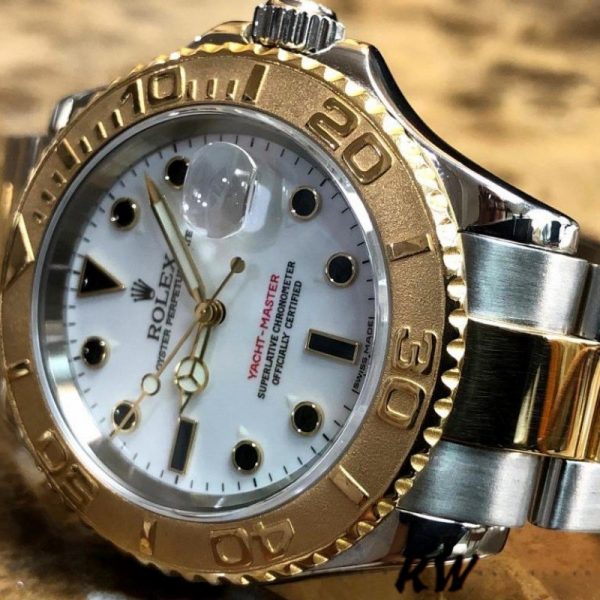 Rolex Yacht Master 16623 Gold Bezel 40mm Mens replica Watch - Image 3