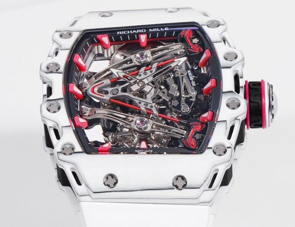 Richard Mille RM 38 02 Bubba Watson Tourbillon White Case Rubber & Fabric Strap - Image 4