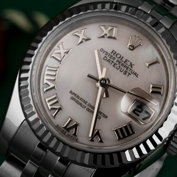Rolex Datejust 179174 Mother of Pearl Pink Dial Fluted Bezel 26MM Lady Replica Watch - Image 2