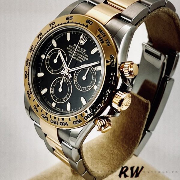 Rolex Cosmograph Daytona 116503 Black Index Dial 40MM Mens Replica Watch - Image 4
