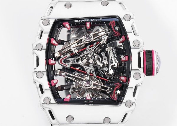 Richard Mille RM 38 02 Bubba Watson Tourbillon White Case Rubber & Fabric Strap - Image 12