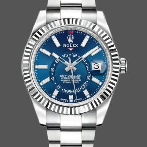 Rolex Sky-Dweller 326934 Stainless Steel Blue Dial 42MM Replica Watch