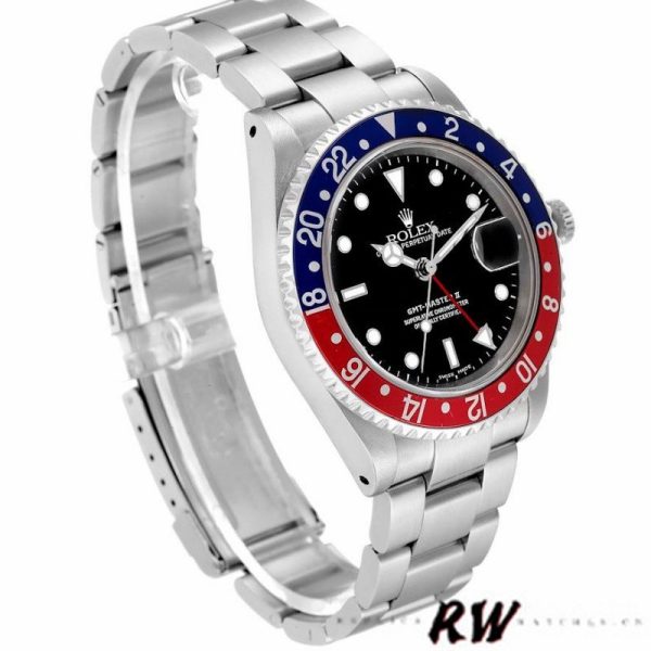 Rolex GMT-Master II 16710 Black Dial Blue Red Pepsi Bezel 40MM Mens Replica Watch - Image 2