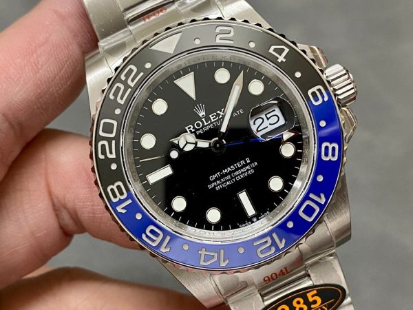 Rolex GMT-Master II 126710BLRO Black Dial Stainless Steel 40MM Mens Replica Watch - Image 4