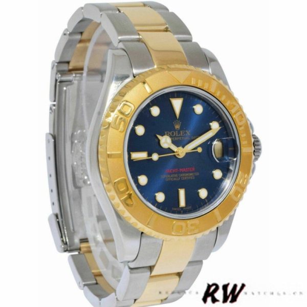 Rolex Yacht Master 168623 Steel and Gold Blue Dial 35MM Unisex Replica Watch - Image 3