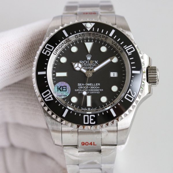 Rolex Deepsea 126660 Black Dial Oyster Steel 44mm Mens replica watch - Image 2