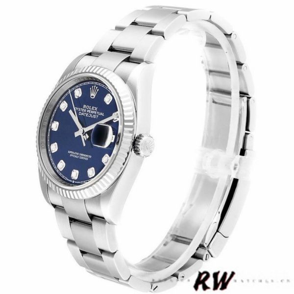 Rolex Datejust 126234 Blue Diamond Dial Stainless Steel 36MM Unisex Replica Watch - Image 3