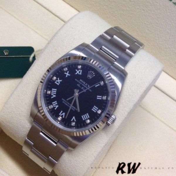 Rolex Oyster Perpetual Air-King 114234 Blue Dial 34mm Unisex Replica Watch - Image 2