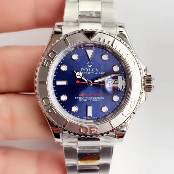 Rolex Yacht Master 126622 Platinum Bezel Blue Dial 40MM Mens Replica Watch - Image 3