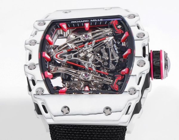 Richard Mille RM 38 02 Bubba Watson Tourbillon White Case Rubber & Fabric Strap - Image 24