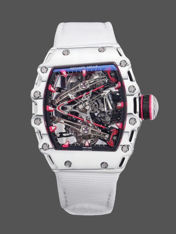 Richard Mille RM 38 02 Bubba Watson Tourbillon White Case Rubber & Fabric Strap - Image 31