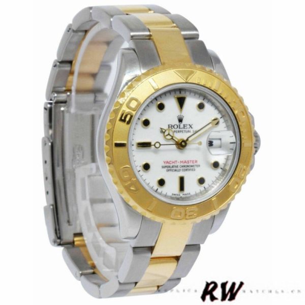 Rolex Yacht Master 169623 Steel Yellow Gold White Dial 29MM Lady Replica Watch - Image 2