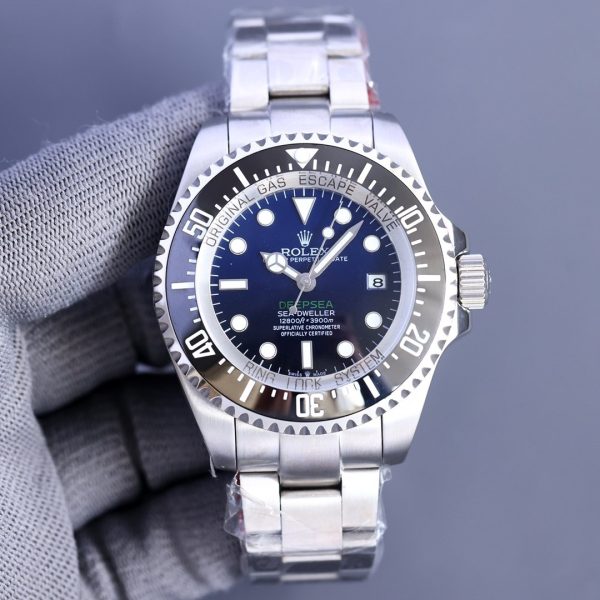 Rolex Sea-Dweller Deepsea 116660 Stainless Steel D-Blue Dial 44MM Mens Replica Watch - Image 2