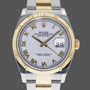 Rolex Datejust 126233 White Roman Dial 36MM Unisex Replica Watch