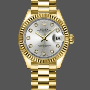 Rolex Datejust 126334 Fluted Bezel Silver Dial 41MM Mens Replica Watch
