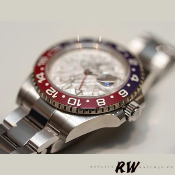 Rolex GMT-Master II 126719 White Gold Meteorite Grey Dial 40mm Mens Replica Watch - Image 4