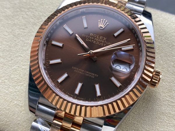 Rolex Datejust Automatic Rose Gold & Steel Watch m126331 0002 - Image 4