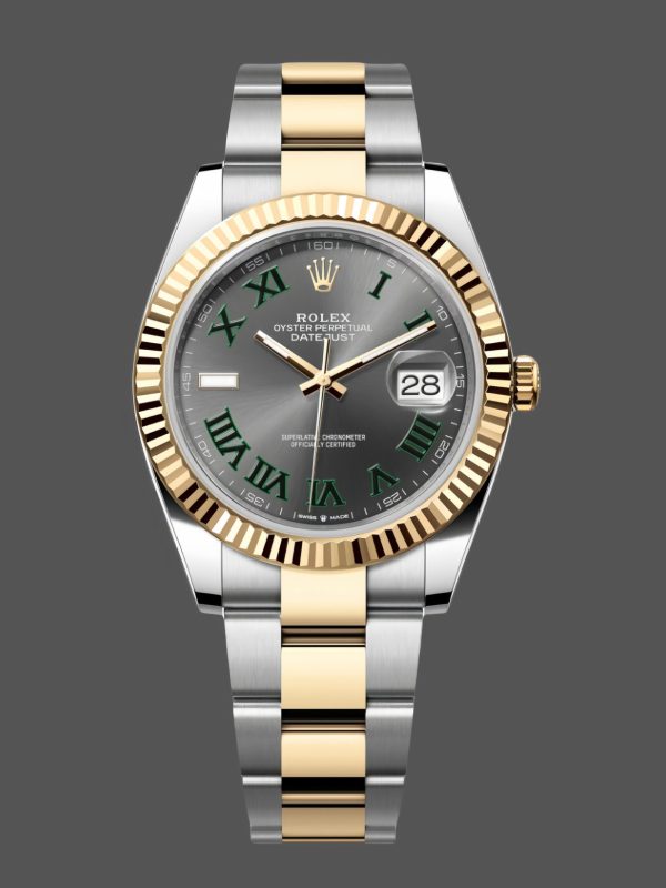 Rolex Datejust Champagne Two Tone M126333 0019 41mm Mens