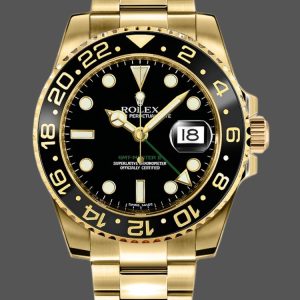 Rolex GMT Master II 116718LN Oyster Bracelet Black Dial 40mm Mens Replica Watch