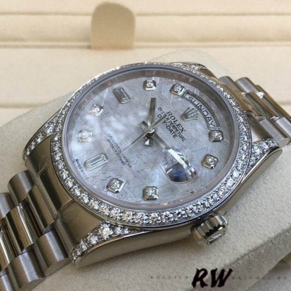 Rolex Day-Date 118389 Meteorite Grey Dial 36MM Unisex Replica Watch - Image 2