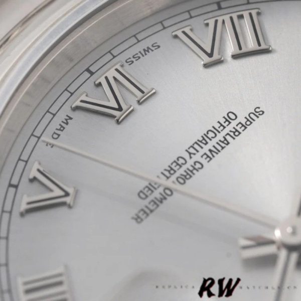 Rolex Day-Date 118209 Silver Roman Numerals Dial Automatic 36mm Unisex Replica Watch - Image 3