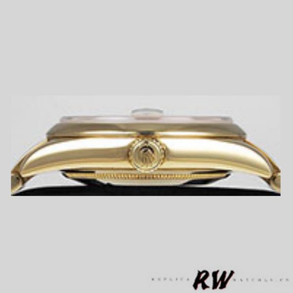 Rolex Day-Date 118208 Roman Numeral Pyramid Ivory Dial 36mm Unisex Replica Watch - Image 4