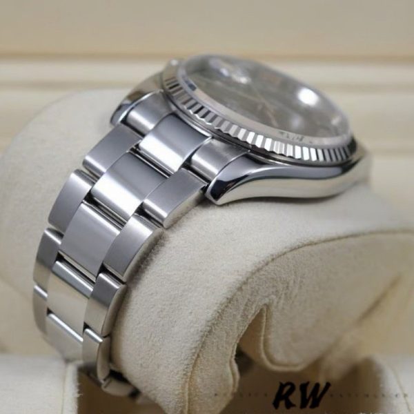 Rolex Datejust 116234 Roman Numeral Black Dial 36mm Unisex Replica Watch - Image 4