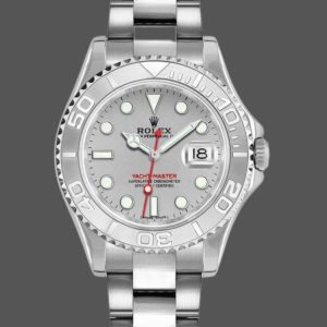 Rolex Yachtmaster 168622 Platinum Stainless Steel Silver Dial 35mm Unisex Replica Watch