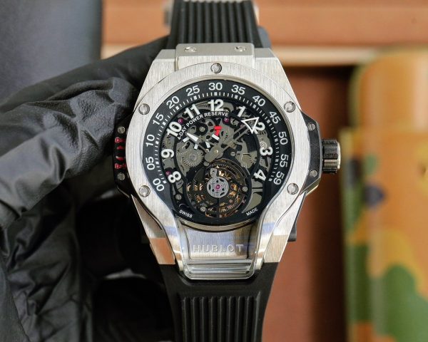 Hublot MP-13 Tourbillon Bi-Axis Retrograde 913.NX.1170.RX 44 mm(gold black) - Image 2