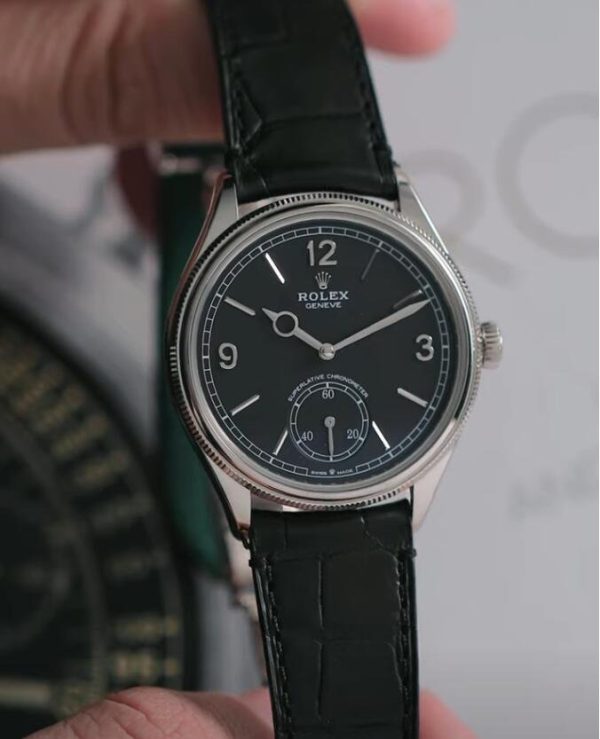 Rolex 1908 Black Dial 52509 0002 39 mm Replica Watch - Image 3