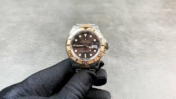 Rolex Yacht Master II 116621 Chocolate Dial Rose Gold 40mm Mens Replica Watch - Image 2