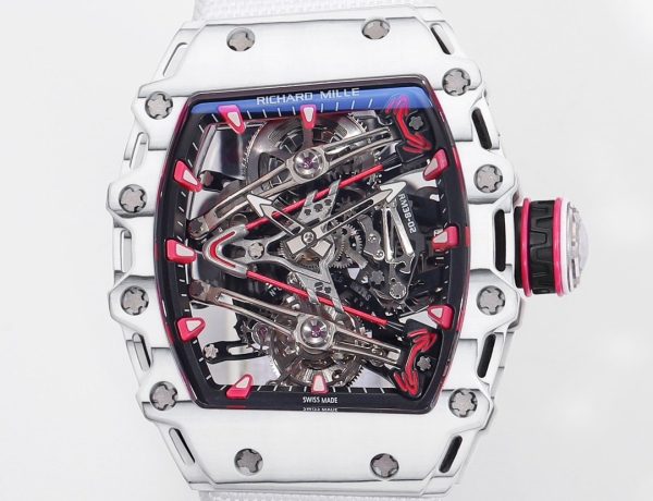 Richard Mille RM 38 02 Bubba Watson Tourbillon White Case Rubber & Fabric Strap - Image 32