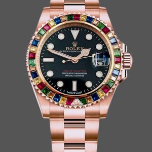 Rolex Yacht Master 116695 Everose Gold Black Dial 40MM Mens Replica Watch