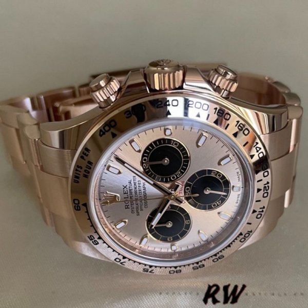 Rolex Daytona 126505 Everose Gold Sundust Panda Dial 40MM Mens Replica Watch - Image 2