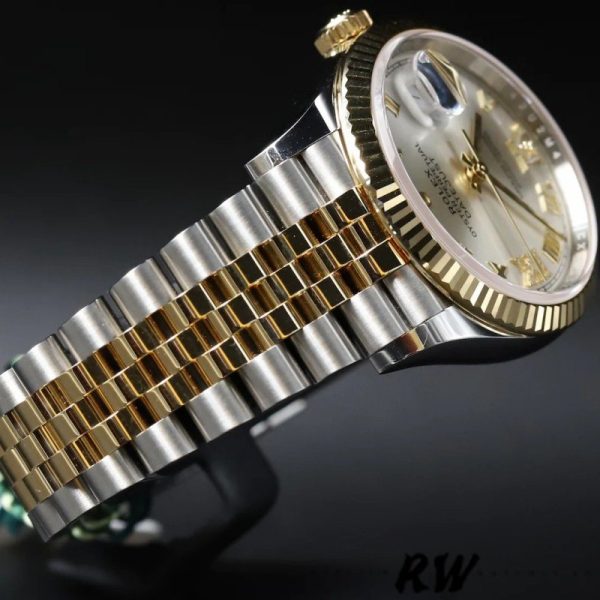 Rolex Datejust 126233 Silver Roman Numeral Dial Fluted Bezel 36MM Unisex Replica Watch - Image 2