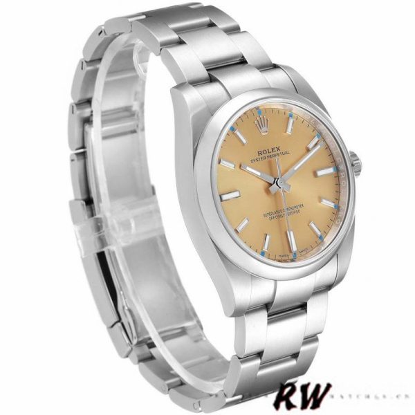 Rolex Oyster Perpetual 114200 White Grape Index Dial 34mm Unisex Replica watch - Image 2