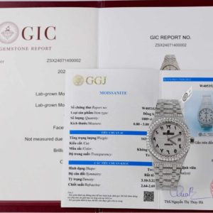 Audemars Piguet Royal Oak Iced Out Moissanite Arabic Dial Super Clone 41mm