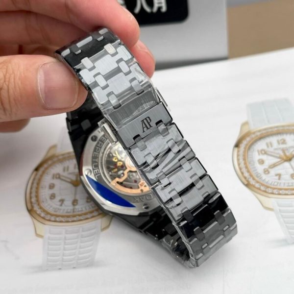 Audemars Piguet Royal Oak Perpetual Calendar 26579CE Grey Dial Black Ceramic Best Replica APSF 41mm - Image 10