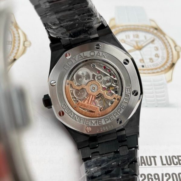 Audemars Piguet Royal Oak Perpetual Calendar 26579CE Grey Dial Black Ceramic Best Replica APSF 41mm - Image 8