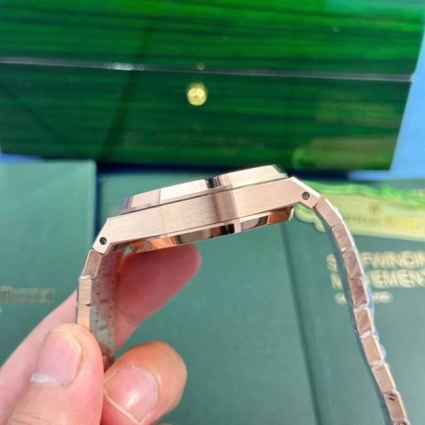 Audemars Piguet Royal Oak Chronograph 26331OR Rose Gold Brown Dial Replica IPF 41mm - Image 6