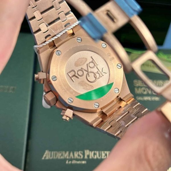 Audemars Piguet Royal Oak Chronograph 26331OR Rose Gold Brown Dial Replica IPF 41mm - Image 7