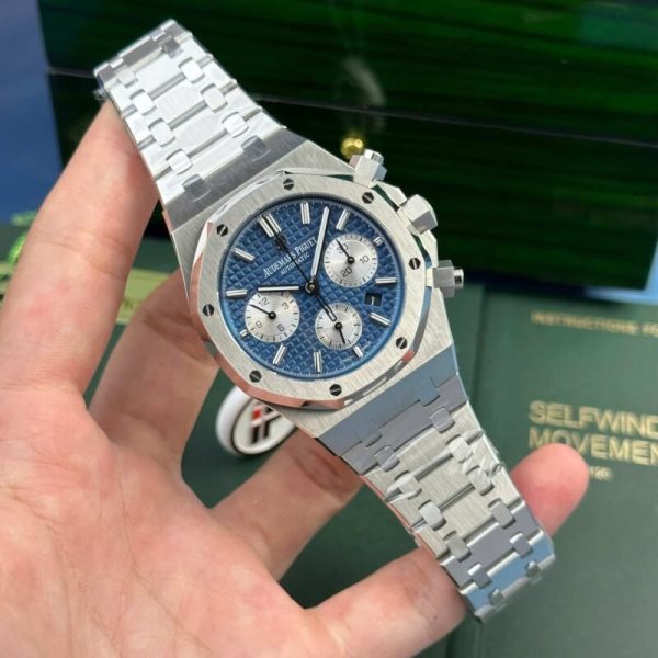 Audemars Piguet Royal Oak Chronograph 26331ST Blue Dial Replica IPF 41mm - Image 2