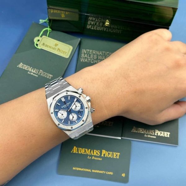 Audemars Piguet Royal Oak Chronograph 26331ST Blue Dial Replica IPF 41mm - Image 5