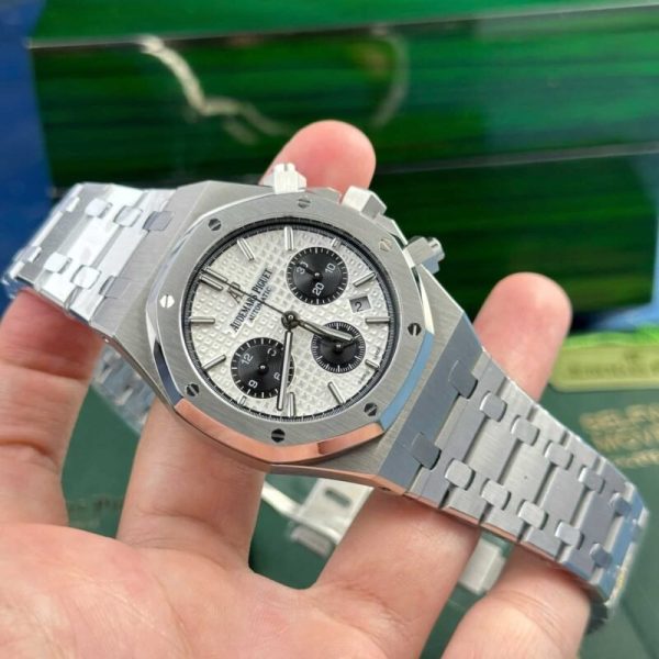 Audemars Piguet Royal Oak Chronograph 26331ST White Dial Replica IPF 41mm - Image 4