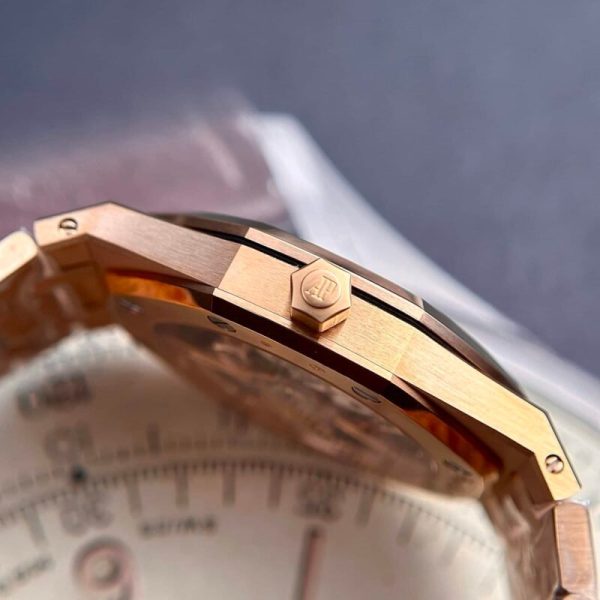 Audemars Piguet Royal Oak Jumbo Extra-thin 16202OR Smoked Grey Dial Best Replica 39mm - Image 7
