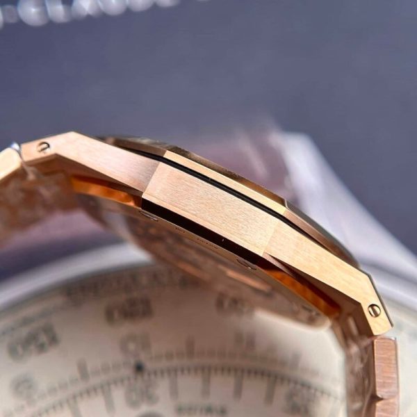 Audemars Piguet Royal Oak Jumbo Extra-thin 16202OR Smoked Grey Dial Best Replica 39mm - Image 8