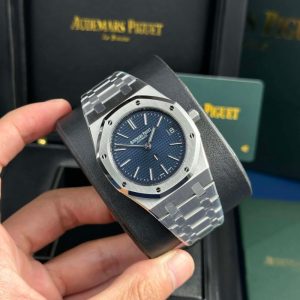 Audemars Piguet Royal Oak Jumbo Extra Thin 16202ST Blue Dial Best Replica 39mm