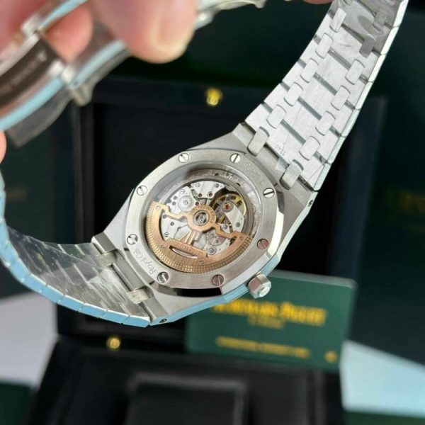 Audemars Piguet Royal Oak Jumbo Extra Thin 15202ST White Guilloche Dial Replica 39mm - Image 10