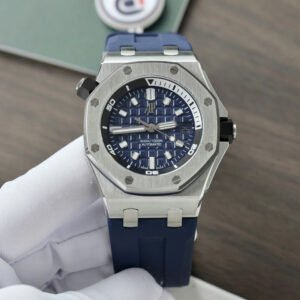 Audemars Piguet Royal Oak Offshore Diver 15720ST Blue Dial Rubber Replica IPF 42mm