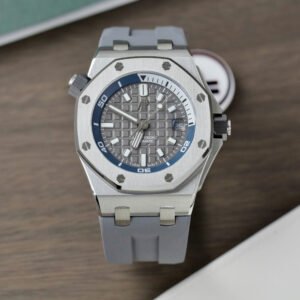 Audemars Piguet Royal Oak Offshore Diver 15720ST Grey Dial Rubber Replica IPF 42mm